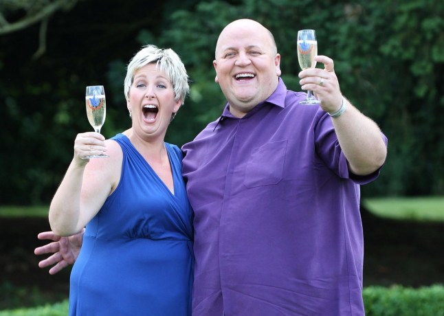 Mandatory Credit: Photo by Beretta/Sims/REX/Shutterstock (1817287m) Adrian and Gillian Bayford Adrian and Gillian Bayford, EuroMillions lottery winners, Bishop Stortford, Hertfordshire, Britain - 14 Aug 2012 Adrian Bayford(41) and wife Gillian (40) from Haverhill in Suffolk who have won 148.6 million pounds on the EuroMillions lottery.