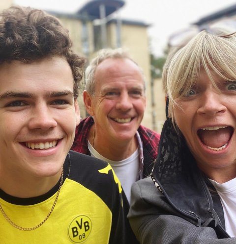 Zoe Ball and Fatboy Slim reunite in gorgeous moment celebrating son Woody Cook