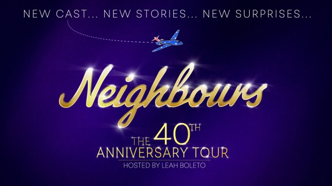 Neighbours 40th Tour poster