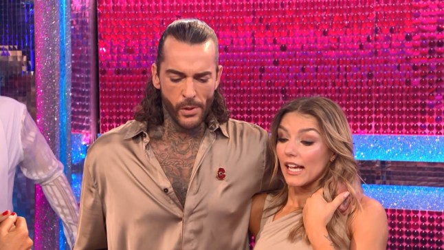 Pete Wicks holding back tears on Strictly