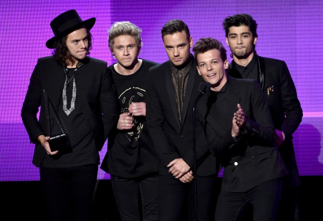 One Direction Harry Styles, Niall Horan, Liam Payne, Louis Tomlinson at the 2014 American Music Awards