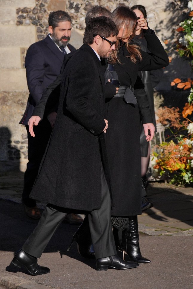 Former One Direction band member Niall Horan (centre) arrives for the funeral service of One Direction singer Liam Payne at St Mary's Church in Amersham, Buckinghamshire. Picture date: Wednesday November 20, 2024. PA Photo. The singer died after falling from a third-floor balcony of the Casa Sur Hotel in Buenos Aires last month, at the age of 31. See PA story FUNERAL Payne. Photo credit should read: Jonathan Brady/PA Wire