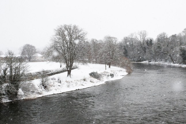 Mandatory Credit: Photo by Ewan Bootman/NurPhoto/REX/Shutterstock (11753564y) A general view of Kelso covered in snow. Storm Darcy has caused many Yellow warnings for snow cover over much of England and Scotland, as well as parts of Northern Ireland until Wednesday with temperatures as low as -15C being forecast for parts of Scotland. Storm Darcy leads to heavy snowfall across the UK, Kelso, Scotland, UK - 10 Feb 2021