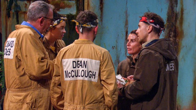 Coleen Rooney, Danny Jones, Richard Coles, Maura Higgins and Dean McCullough on I'm A Celebrity