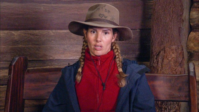 Editorial use only Mandatory Credit: Photo by ITV/REX/Shutterstock (9255304u) Bush Telegraph - Rebekah Vardy 'I'm a Celebrity... Get Me Out of Here!' TV Show, Series 17, Australia - 04 Dec 2017