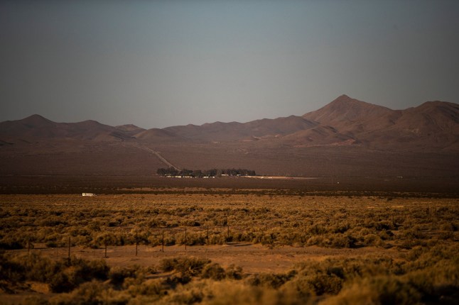 Mandatory Credit: Photo by ETIENNE LAURENT/EPA-EFE/REX/Shutterstock (12918269d) The isolated town of Nipton marks the entry to the Mojave National Preserve, California, USA, 29 April 2022. Stuck between a railroad and the Mojave desert, the small town of Nipton, located at the border between California and Nevada, has been sold again, this time to a group from Las Vegas for 2.75 million US dollars. The first time the town was sold for five million dollars in 2017 to a large cannabis company who tried to rebrand it as Magical Nipton, a cannabis retreat. As the company planned to turn Nipton into a cannabis retreat, it spent on infrastructures, installing eco-friendly cabins, tipis and art installations as well as restoring the town's historic structures. However, the project did not come to term and Nipton went back to its previous owner Roxanne Lang. California desert town of Nipton sold again after cannabis retreat project failure, USA - 29 Apr 2022