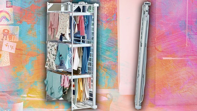 Image of Dry:Soon Deluxe 3-Tier Heated Clothes Airer