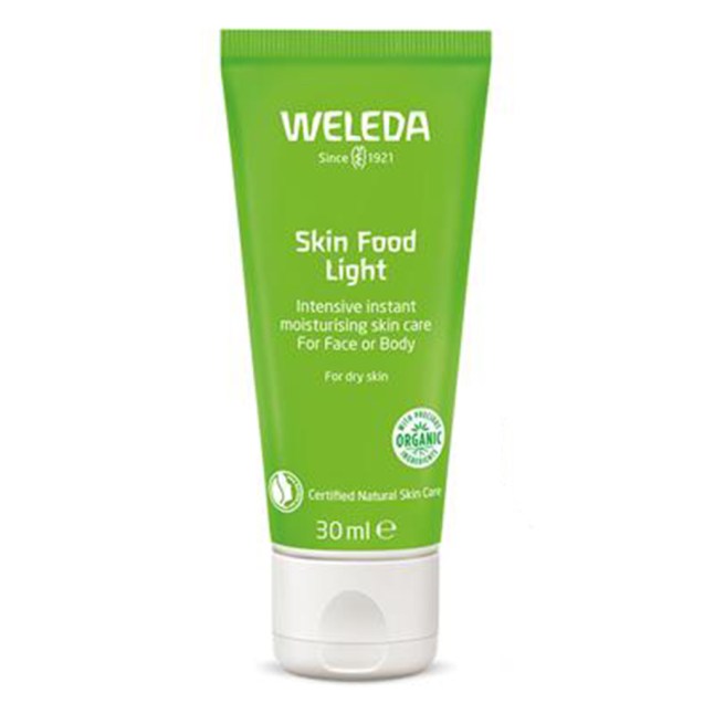 Image of Weleda Skin Food Light in a bright green tube