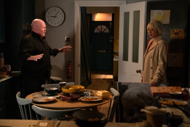 Nicola Mitchell discovers Phil Mitchell living in squalor in EastEnders