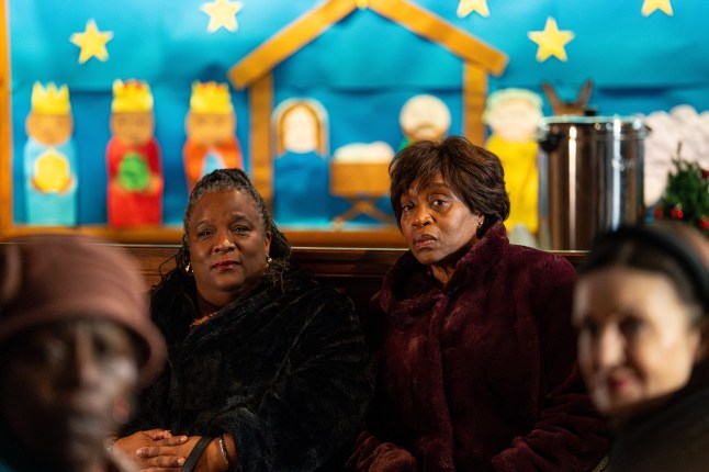 Yolande Trueman meets with other women in EastEnders