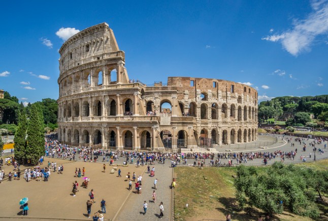 View of the Colosseum Amphithea