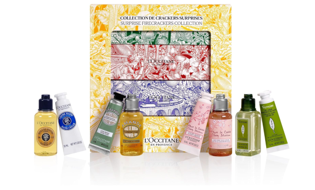 Image of L'OCCITANE Festive Hand & Body Crackers Collection from Amazon