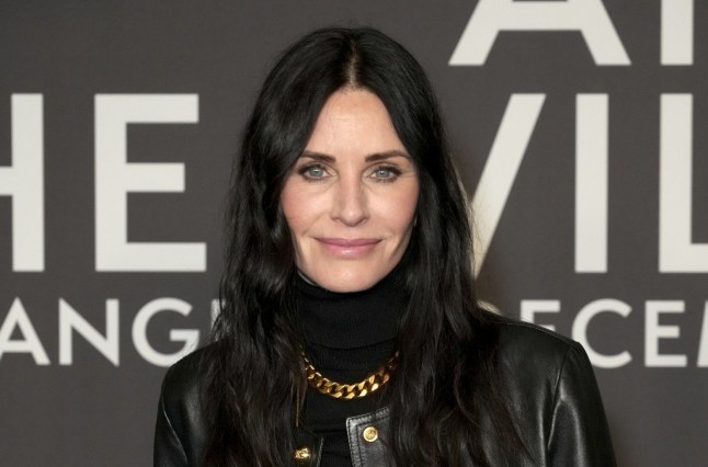 LOS ANGELES, CALIFORNIA - DECEMBER 08: Courteney Cox attends Celine at The Wiltern on December 08, 2022 in Los Angeles, California. (Photo by Kevin Mazur/Getty Images for CELINE)