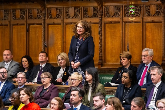 ONE EDITORIAL USE ONLY. NO SALES. NO ARCHIVING. NO ALTERING OR MANIPULATING. NO USE ON SOCIAL MEDIA UNLESS AGREED BY HOC PHOTOGRAPHY SERVICE. MANDATORY CREDIT: UK Parliament/Maria Unger Handout photo issued by UK Parliament of Dame Diana Johnson during Prime Minister's Questions in the House of Commons, London. Picture date: Wednesday February 28, 2024. PA Photo. See PA story POLITICS PMQs. Photo credit should read: Maria Unger/PA Wire NOTE TO EDITORS: This handout photo may only be used in for editorial reporting purposes for the contemporaneous illustration of events, things or the people in the image or facts mentioned in the caption. Reuse of the picture may require further permission from the copyright holder.