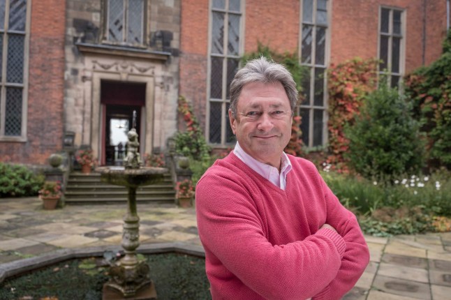 Television programme : Secrets Of The National Trust Se 3 Ep 4 Dunham Massey - Presenter Alan Titchmarsh outside Dunham Massey.