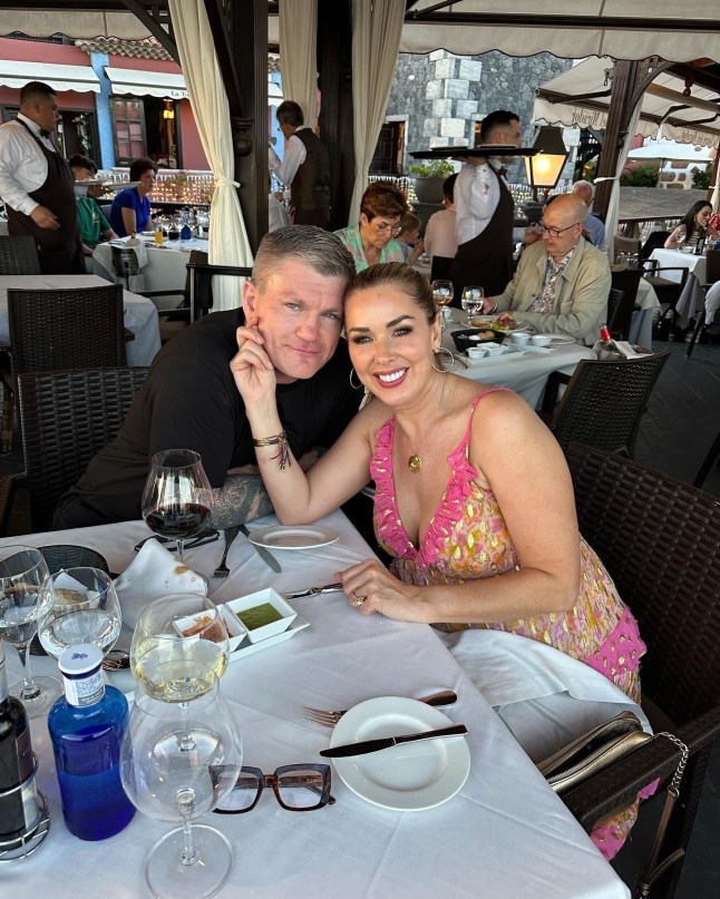 Loved up Claire Sweeney and Ricky Hatton pictured together as romance heats up