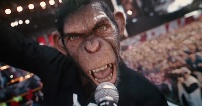 Fans finally glimpse Robbie Williams as a monkey in Better Man trailer