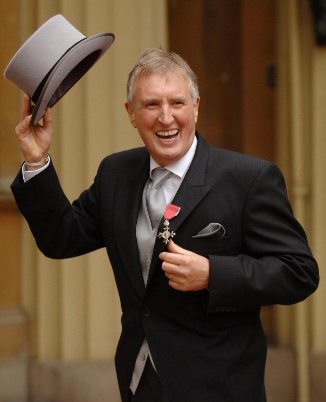 File photo dated 24/02/06 of BBC Radio 2 veteran DJ Johnnie Walker in the quadrangle of Buckingham Palace in London, after collecting an MBE for services to broadcasting. Terminally-ill DJ Johnnie Walker has said he is "not worried about dying", but has shared his fears about what his last moments may be like due to his health condition. Issue date: Saturday October 12, 2024. PA Photo. The BBC radio presenter announced earlier in the month that he was retiring from radio after 58 years due to ill health, having been previously diagnosed with idiopathic pulmonary fibrosis (IPF). The 79-year-old told listeners he was stepping down from presenting Sounds of the 70s and The Rock Show on BBC Radio 2 at the end of October. See PA story SHOWBIZ Walker. Photo credit should read: Fiona Hanson/PA Wire