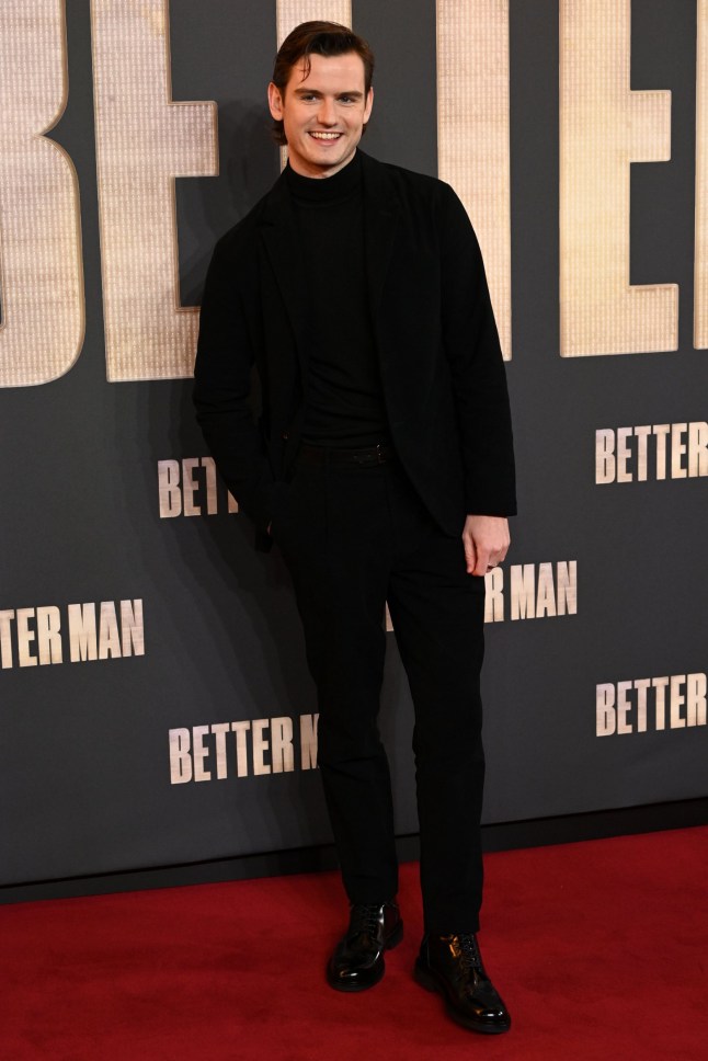 Mandatory Credit: Photo by David Fisher/Shutterstock (14945436n) Jake Simmance 'Better Man' film premiere, London, UK - 27 Nov 2024