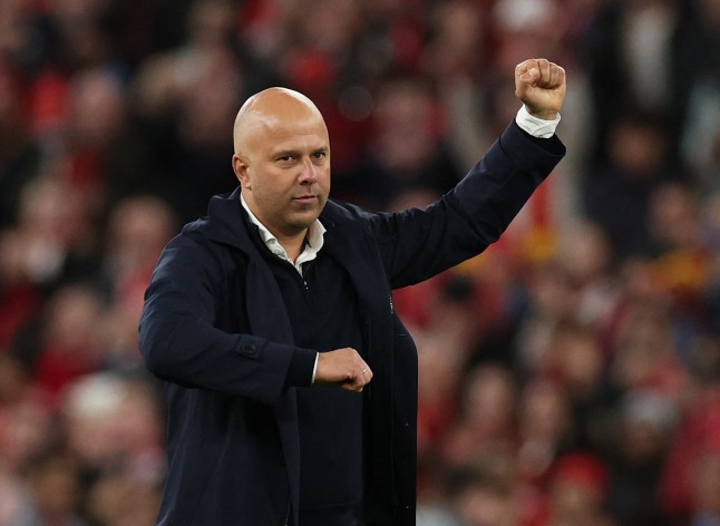 Soccer Football - Premier League - Liverpool v Manchester City - Anfield, Liverpool, Britain - December 1, 2024 Liverpool manager Arne Slot reacts after the match REUTERS/Phil Noble EDITORIAL USE ONLY. NO USE WITH UNAUTHORIZED AUDIO, VIDEO, DATA, FIXTURE LISTS, CLUB/LEAGUE LOGOS OR 'LIVE' SERVICES. ONLINE IN-MATCH USE LIMITED TO 120 IMAGES, NO VIDEO EMULATION. NO USE IN BETTING, GAMES OR SINGLE CLUB/LEAGUE/PLAYER PUBLICATIONS. PLEASE CONTACT YOUR ACCOUNT REPRESENTATIVE FOR FURTHER DETAILS..