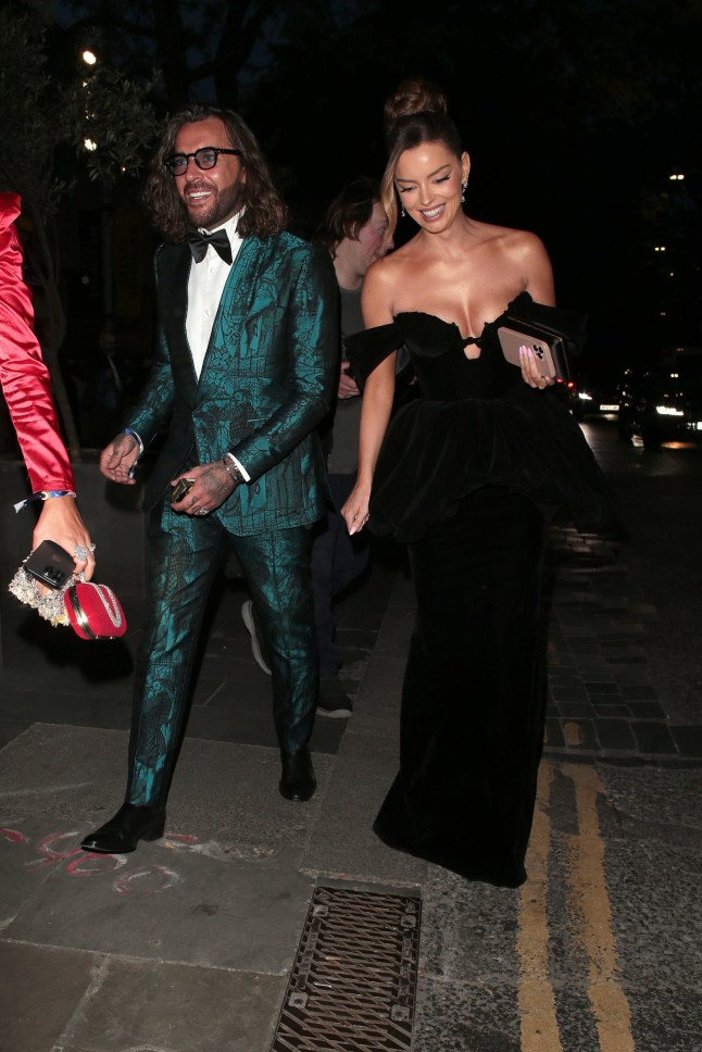 LONDON, ENGLAND - MAY 12: Pete Wicks and Maura Higgins seen attending the BAFTA Television Awards 2024 with P&O Cruises at The Royal Festival Hall on May 12, 2024 in London, England. (Photo by Ricky Vigil/GC Images)