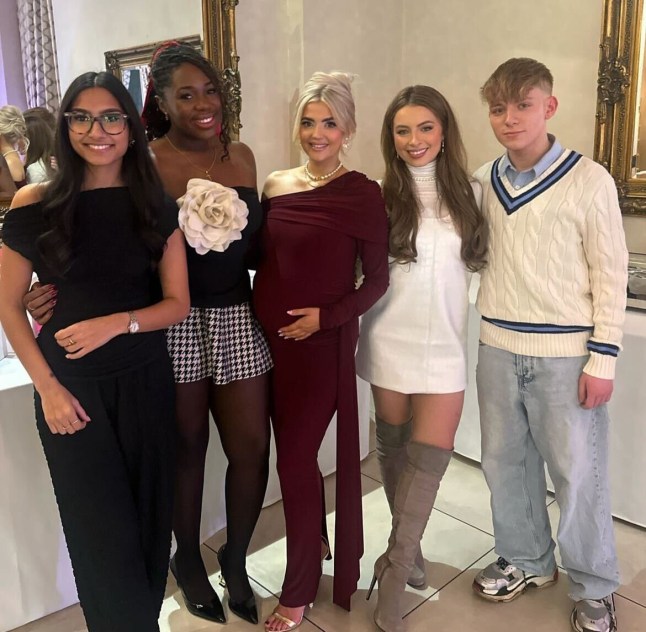 Tanisha Gorey, Channique Sterling-Brown, Lucy Fallon, Charlotte Jordan and Paddy Bever at Lucy's baby shower