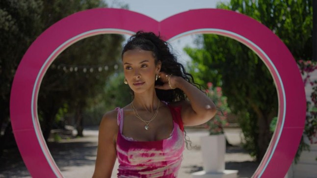 Editorial Use Only. No Merchandising. No Commercial Use. Mandatory Credit: Photo by ITV/REX/Shutterstock (14607574v) Maya Jama Love Island' TV Show, Series 11, Episode 56, Mallorca, Spain - 28 Jul 2024 The Islanders reflect on a difficult decision. Maya makes an unexpected return. The villa is rocked by the return of some familiar faces. Samantha says her piece. Two islanders are dumped from the villa.