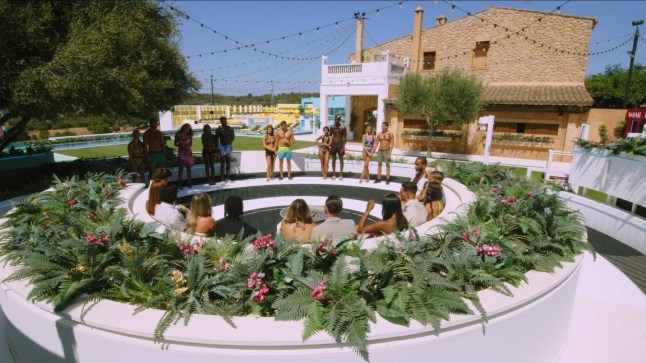 Editorial Use Only. No Merchandising. No Commercial Use. Mandatory Credit: Photo by ITV/REX/Shutterstock (14607574c) Cast Love Island' TV Show, Series 11, Episode 56, Mallorca, Spain - 28 Jul 2024 The Islanders reflect on a difficult decision. Maya makes an unexpected return. The villa is rocked by the return of some familiar faces. Samantha says her piece. Two islanders are dumped from the villa.