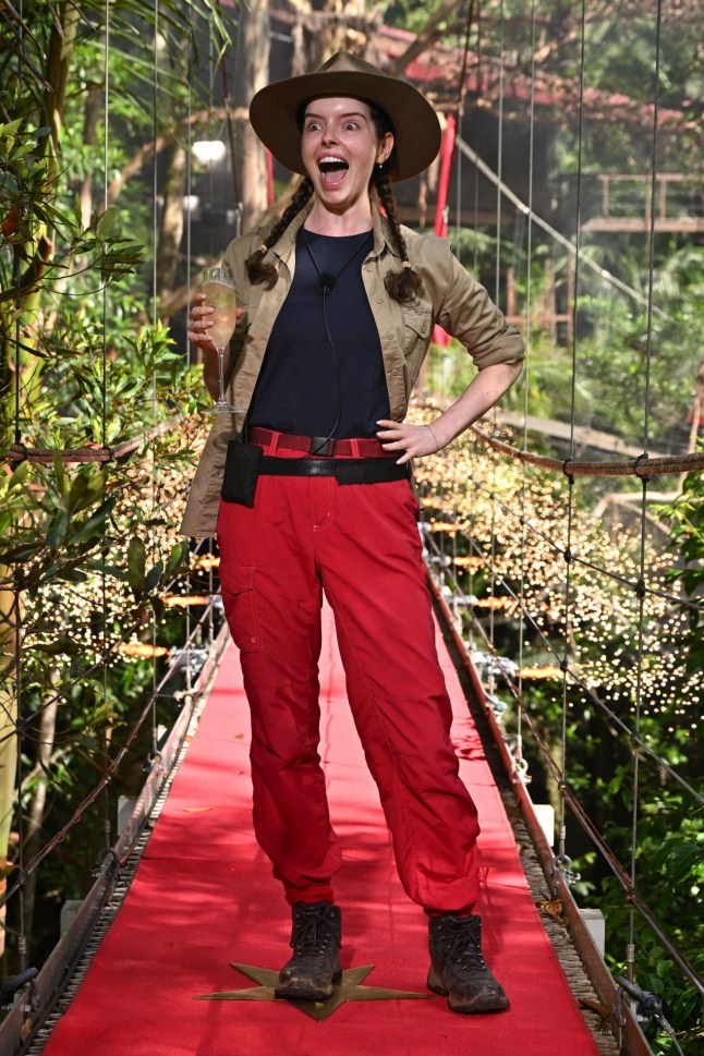 Editorial Use Only Mandatory Credit: Photo by James Gourley/ITV/Shutterstock (14975090av) Maura Higgins is evicted from camp 'I'm a Celebrity...Get Me Out of Here!' TV show, Series 24, Australia - 05 Dec 2024