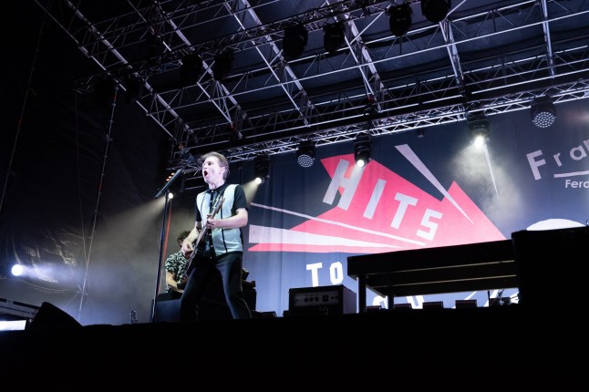 Mandatory Credit: Photo by Emmanuele Olivi/TSCK/LiveMedia/REX/Shutterstock (14078713y) Franz Ferdinand Music Concert Franz Ferdinand - Hits to the Head Tour, Arena della Regina, Cattolica (RN), Italy - 01 Sep 2023