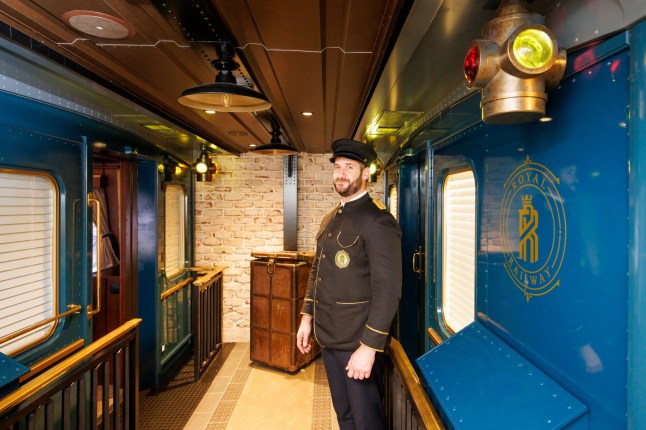 Royal Caribbean debuts its newest ship Utopia of the Seas Royal Railway. Utopia Station