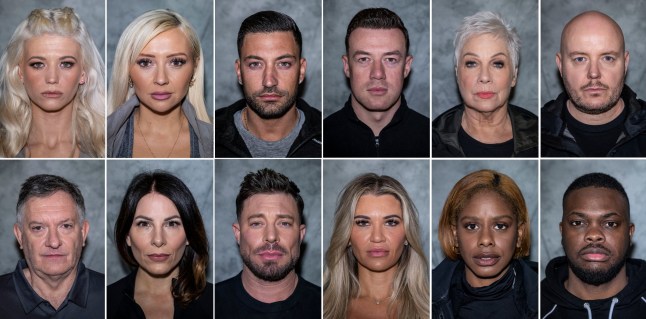 Undated handout photo issued by Channel 4 of the cast of the new series of Celebrity Hunted (top row, left to right) Danielle Harold, Kimberly Hart Simpson, Giovanni Pernice, Kai Widdrington, Denise Welch, Lincoln Townley. (bottom row (left to right) Simon McCoy, Lucrezia Millarini, Duncan James, Christine McGuinness, Zeze Millz and David Whitely. Issue date: Friday December 13, 2024. PA Photo. See PA story SHOWBIZ CelebrityHunted. Photo credit should read: Channel 4/PA Wire NOTE TO EDITORS: This handout photo may only be used for editorial reporting purposes for the contemporaneous illustration of events, things or the people in the image or facts mentioned in the caption. Reuse of the picture may require further permission from the copyright holder.