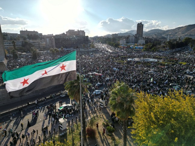 A drone view shows Damascus city, after fighters of the ruling Syrian body ousted Syria's Bashar al-Assad, Syria, December 13, 2024. REUTERS/Yosri Al Jamal TPX IMAGES OF THE DAY