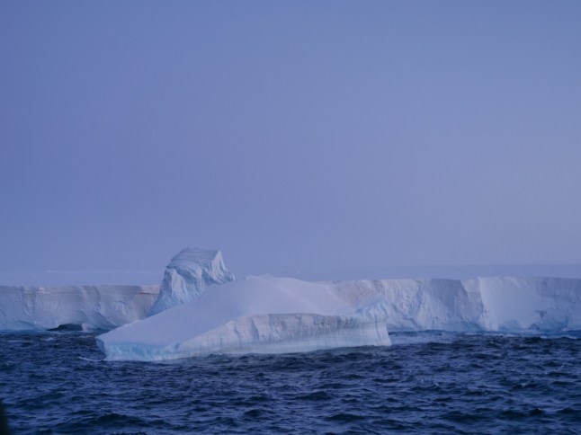 The world's largest iceberg, A23a, in the Scotia Sea between Antarctica and South Georgia