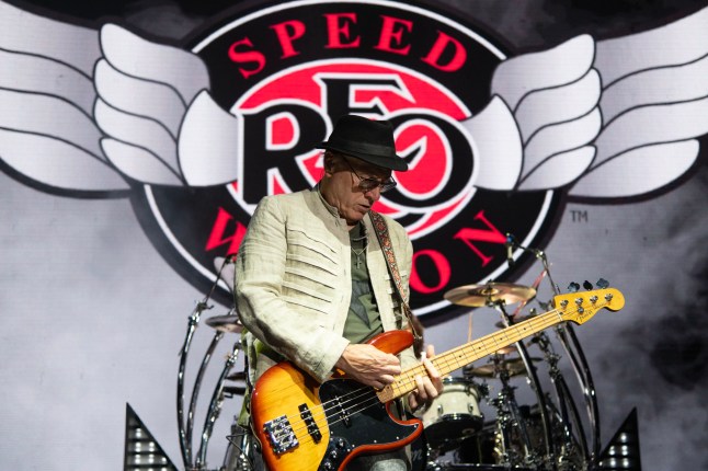 ENGLEWOOD, COLORADO - AUGUST 28: REO Speedwagon performs during there Summer Road Trip Tour at Fiddler???s Green Amphitheatre on August 28, 2024 in Englewood, Colorado. (Photo by Thomas Cooper/Getty Images)