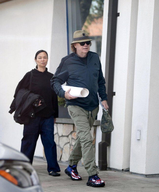 12/16/2024 EXCLUSIVE: CSI: Miami star David Caruso is spotted on a rare outing as he continues new career after retiring from acting in Los Angeles. The 68 year old reclusive former actor stepped out with a female companion while carrying some paperwork. Caruso was seen working out of his Calabasas art gallery where he goes under the alias 'hazbeen'. sales@theimagedirect.com Please byline:TheImageDirect.com *EXCLUSIVE PLEASE EMAIL sales@theimagedirect.com FOR FEES BEFORE USE