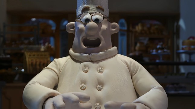 A still of the chef in Wallace and Gromit