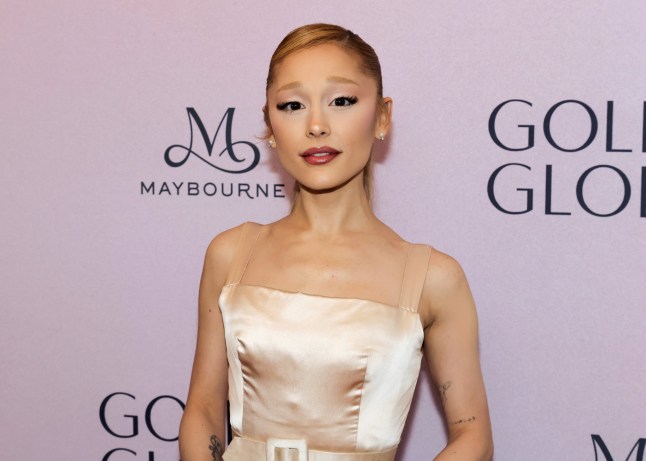 BEVERLY HILLS, CALIFORNIA - DECEMBER 17: Ariana Grande attends the Golden Globes First-Time Nominee Celebration at The Maybourne Beverly Hills on December 17, 2024 in Beverly Hills, California. (Photo by Kevin Winter/Getty Images)