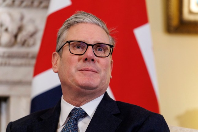 epa11784969 British Prime Minister Keir Starmer looks on during a bilateral meeting with the Sultan of Brunei, Hassanal Bolkiah, at 10 Downing Street in London, Britain, 19 December 2024. EPA/TOLGA AKMEN / POOL