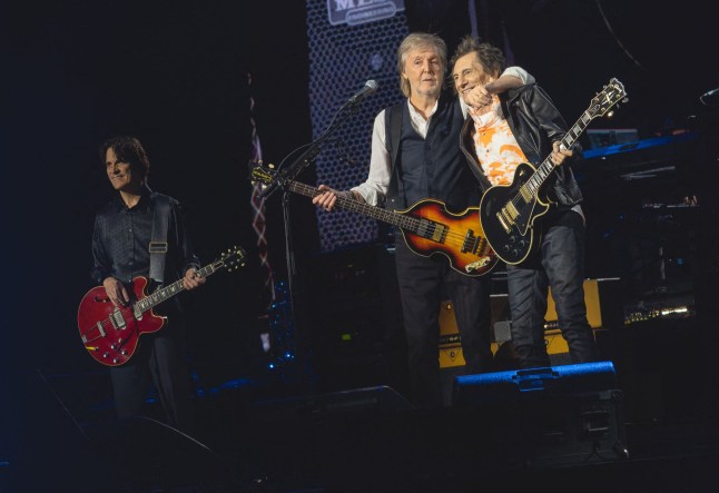 Sir Paul McCartney and Ronnie