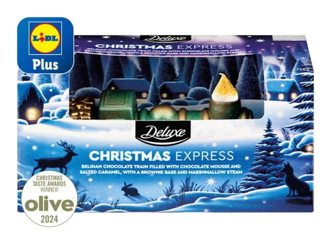 Lidl's Deluxe Christmas Express Belgian Chocolate Train