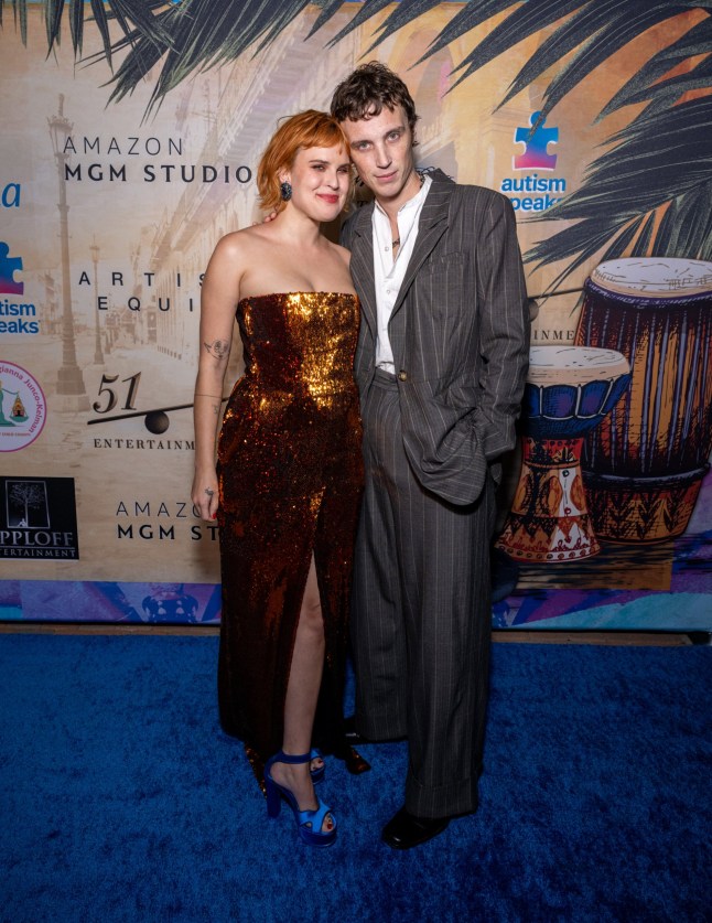 LOS ANGELES, CALIFORNIA - OCTOBER 24: Tallulah Willis (L) and Justin Acee attend the Autism Speaks Los Angeles Gala at the Taglyan Complex on October 24, 2024 in Los Angeles, California. (Photo by Amanda Edwards/Getty Images)