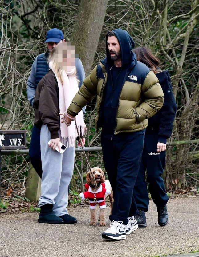 BGUK_3114762 - London, UNITED KINGDOM - *EXCLUSIVE* - WEB MUST CALL FOR PRICING - Mel C AKA Sporty Spice looks in great spirits while pictured with new boyfriend actor and model Chris Dingwall enjoying a Christmas Day stroll in North London. Mel C, aka Sporty Spice, looked absolutely radiant as she stepped out for a Christmas Day stroll in North London with her new boyfriend, actor and model Chris Dingwall. The couple appeared to be in great spirits, sharing laughs and enjoying the festive atmosphere as they walked hand in hand. Fans couldn't help but notice the subtle yet meaningful detail???both Mel C and Chris were wearing matching rings on their index fingers, sparking speculation that this could be a sweet confirmation of their blossoming romance. The matching rings are a romantic gesture that seems to solidify their connection, adding fuel to the rumors that their relationship is becoming more serious. The couple???s easygoing, happy demeanour suggests they???re completely at ease with each other, and it's clear they???re enjoying this special time together. The family dog also got into the Christmas cheer sporting a Santa Claus outfit. Pictured: Melanie Chisom - Mel C - Melanie C - Sporty Spice - Chris Dingwall BACKGRID UK 25 DECEMBER 2024 BYLINE MUST READ: NASH / BACKGRID UK: +44 208 344 2007 / uksales@backgrid.com USA: +1 310 798 9111 / usasales@backgrid.com *Pictures Containing Children Please Pixelate Face Prior To Publication*