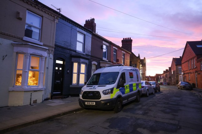 Dec 30 2024 Police on Harrow Road in Anfield, Liverpool, after a teenager was left critically hurt after being sprayed with an unknown substance. Credit: Liverpool Echo