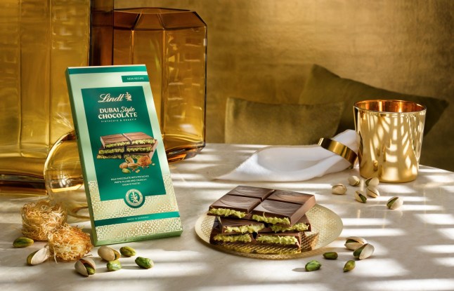 Lindt's new Dubai Style Chocolate Bar