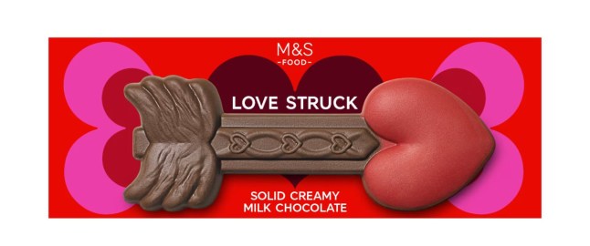 M&S Love Struck arrow chocolate for Valentine's Day