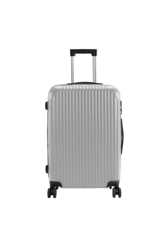 Image of Hardshell Spinner Wheel Luggage Travel Suitcase 28 inches in Silver