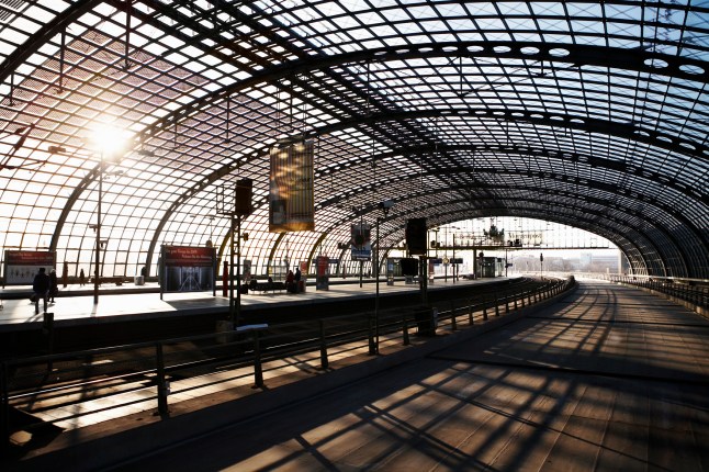 A day time view of Central Station, Berlin, Germany