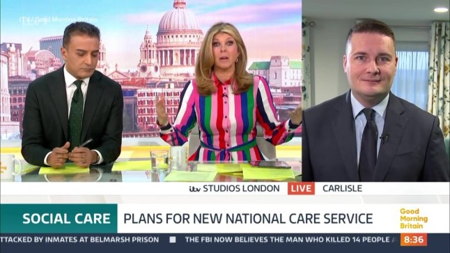 Kate Garraway confronts MP over 'unpayable debt' on one-year anniversary of Derek Draper's death