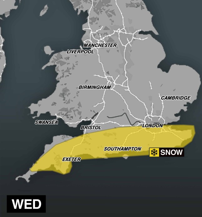 metro weather warning map